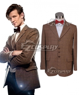Doctor Who Matt Smith Coat and Bowtie Cosplay Costume