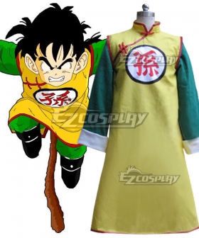 Dragon Ball Son Gohan Kid Cosplay Costume Goku Version - Extra Belt and Shoes cover