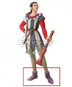 Dragon Quest XI S: Echoes of an Elusive Age Sylvia Sylvando Purple Cosplay Shoes
