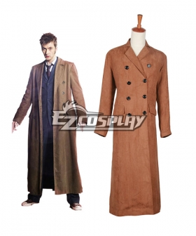 Doctor Who Dr. Brown Long Trench Coat 