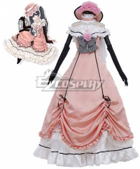 Black Butler Ciel Phantomhive Light Pink Dress Cosplay Costume