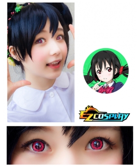 Bella Eye Coscon LoveLive! Love Live School Idol Project Nico Yazawa Mei Red Cosplay Contact Lense