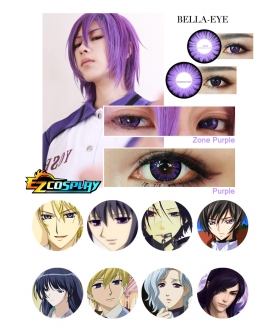 Bella Eye Generation of Miracles Kuroko's Basketball Atsushi Murasakibara Purple Cosplay Contact Lense