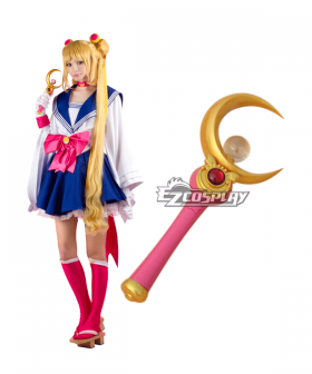 Sailor Moon Tsukino Usagi Princess Serenity JK School Uniforms kimono Anime Style Magic Wand Cosplay Accessory