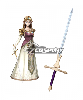 The Legend of Zelda Zeruda no Densetsu Twilight Princess Princess of Hyrule Zelda Zeruda-hime Sword Cosplay Prop