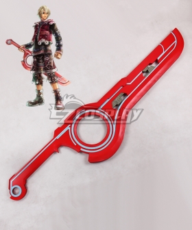 Xenoblade Chronicles Shulk Red Sword Cosplay Weapon Prop