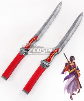 Tales of Berseria Rokurou Rangetsu Two Dagger Cosplay Weapon Prop