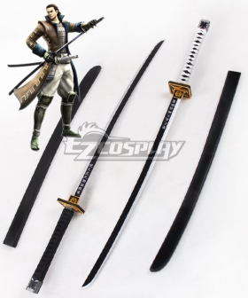 Devil Kings Sengoku Basara 4 Sumeragi Katakura Kojuro Two Sword Cosplay Weapon Prop
