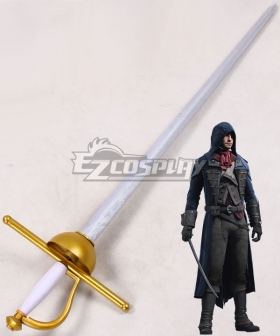 Assassin's Creed: Unity Arno Victor Dorian Golden Sword Cosplay Weapon Prop