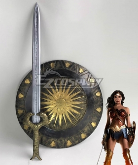 DC Comics Batman V Superman Dawn Of Justice Wonder Woman Diana Prince Blue Cosplay Weapon Prop