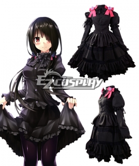 Date A Live Tokisaki Kurumi Nightmare Black Cosplay Costume