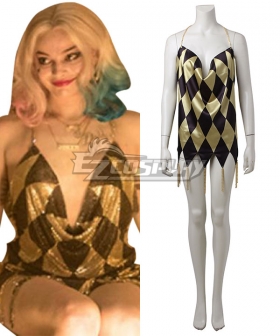 DC Suicide Squad Harley Quinn Sexy Dress Cosplay Costume