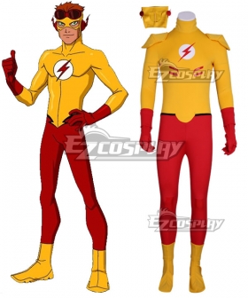 DC Young Justice The Flash Cosplay Costume