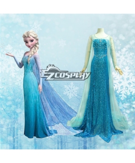 Frozen Elsa Disney Dress Cosplay Costume - Deluxe Ver.