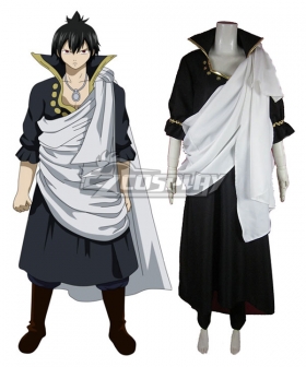 Fairy Tail The Black Wizard Zeref Dragneel Cosplay Costume - B Edition