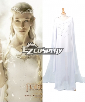The Lord of the Rings Hobbit Galadriel Cosplay Costume