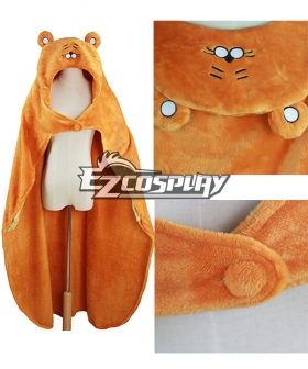 Himouto! Umaru-chan Umaru Doma Orange Cloak Hooded Fleece Blanket Cosplay Costume