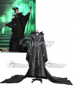 Maleficent Disney Movie Black Witch Angelina Jolie Cosplay Costume