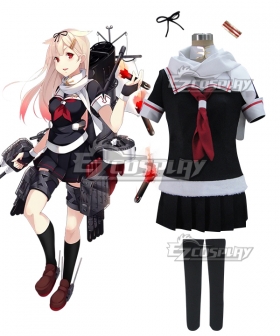 Kantai Collection Destroyer Yudachi Cosplay Costume