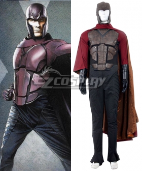 Marvel X-Men: Days of Future Past Erik Lehnsherr Magneto Cosplay Costume 