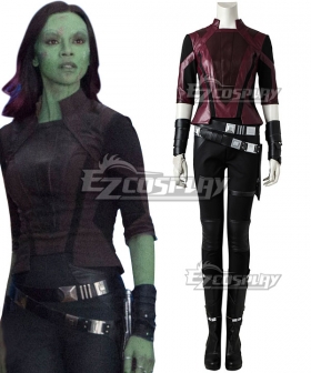 Marvel Guardians of the Galaxy Gamora Cosplay Costume - No Boots