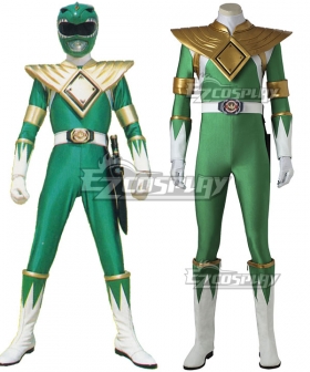 Mighty Morphin Power Rangers Green Ranger Cosplay Costume - Without Boots