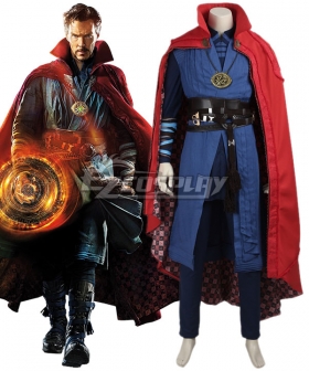 Marvel Avengers: Infinity War Doctor Strange Stephen Steve Vincent Strange Cosplay Costume - A Edition