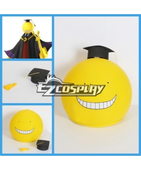 Assassination Classroom Korosensei Cosplay Yellow Mask Helmet + Hat