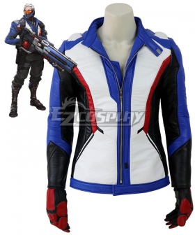 Overwatch OW Soldier 76 John Jack Morrison Cosplay Costume - Only Coat and Gloves