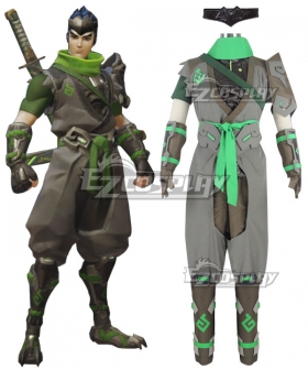 Overwatch OW Genji Shimada Sparrow Cosplay Costume - Premium Edition