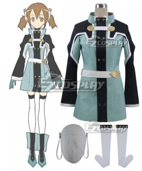 Sword Art Online Ordinal Scale Keiko Ayano Silica Shirika Movie Cosplay Costume