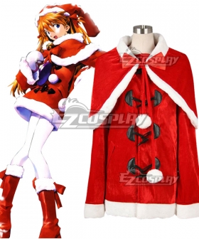 EVA Neon Genesis Evangelion Asuka Langley Sohryu Christmas Cosplay Costume