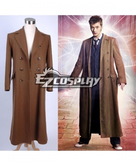 Who is Doctor Doctor Who Dr. Brown Long Trench Coat 