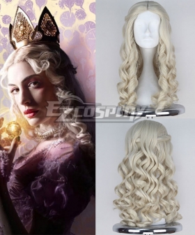 Alice in Wonderland Through the Looking Glass White Queen Cosplay Wig