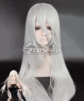 NieR: Automata YoRHa Type A No.2 A2 Silver gray Long Cosplay Wig