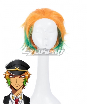 Nanbaka Samon Goku Multicolor Cosplay Wig