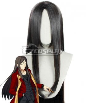 Fate Grand Order Caster Zhuge Liang Lord El-Melloi II Black Cosplay Wig