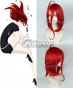 Houseki no Kuni Cinnabar Deep Red Cosplay Wig