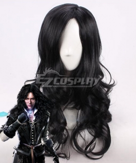 The Witcher 3 Wild Hunt Yennefer Black Cosplay Wig