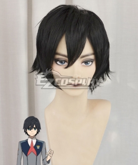 Darling in the Franxx Hiro Black Cosplay Wig - A Edition