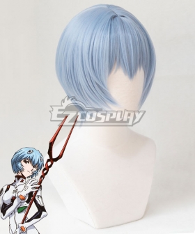 EVA Neon Genesis Evangelion Rei Ayanami Sky Blue Cosplay Wig
