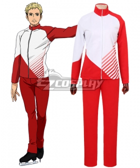 Yuri on Ice YURI!!!on ICE Giacometti Christophe Sportswear Suit Outfit Cosplay Costume - A Edition