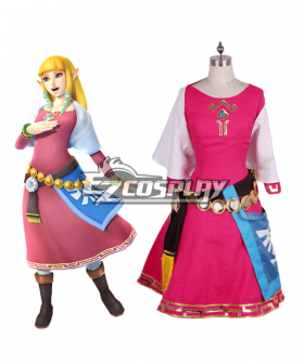 The Legend of Zelda Zeruda no Densetsu Skyward Sword Princess of Hyrule Princess of Destiny Cosplay Costume