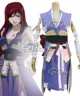 Fairy Tail Robe of Yuen Erza Scarlet Cosplay Costume