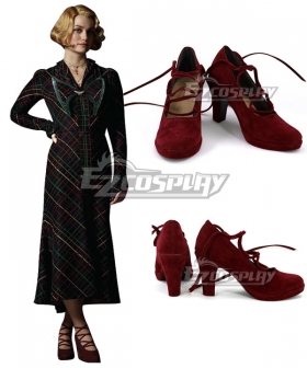 Fantastic Beasts The Crimes Of Grindelwald Queenie Goldstein Red Cosplay Shoes