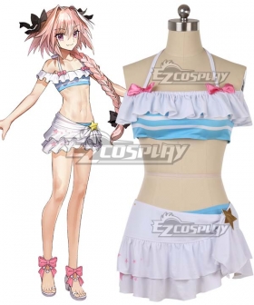 Fate Apocrypha Fate EXTELLA LINK Rider Of Black Astolfo Swimsuit Cosplay Costume