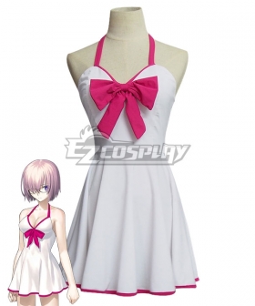 Fate Grand Order Shielder Mashu Kyrielight Swimsuit Cosplay Costume