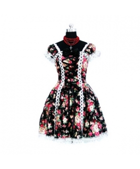 Tailor-made Motley Gothic Lolita Cosplay Costume ELT0007