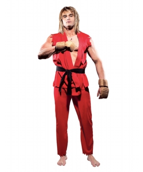 Street Fighter Ken Masters Cosplay Costume