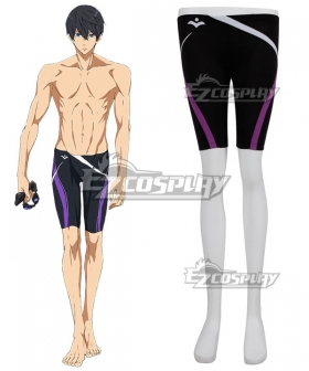 Casual Anime Free Iwatobi Swim Club Yamazaki Sosuke Cosplay Pant Swim Trunks